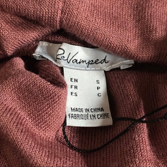 cowl neck long sleeve sweater - Picture 4 of 4